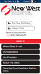 Mobile Screenshot of newwestsportsmedicine.com